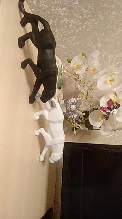 Geometric Panther Statue