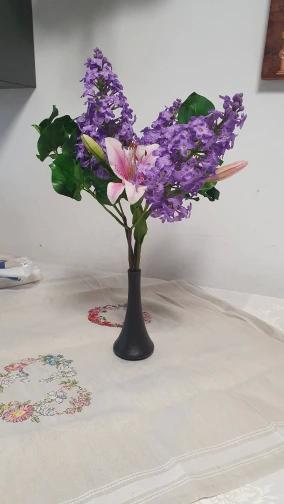Black Ceremic Vase