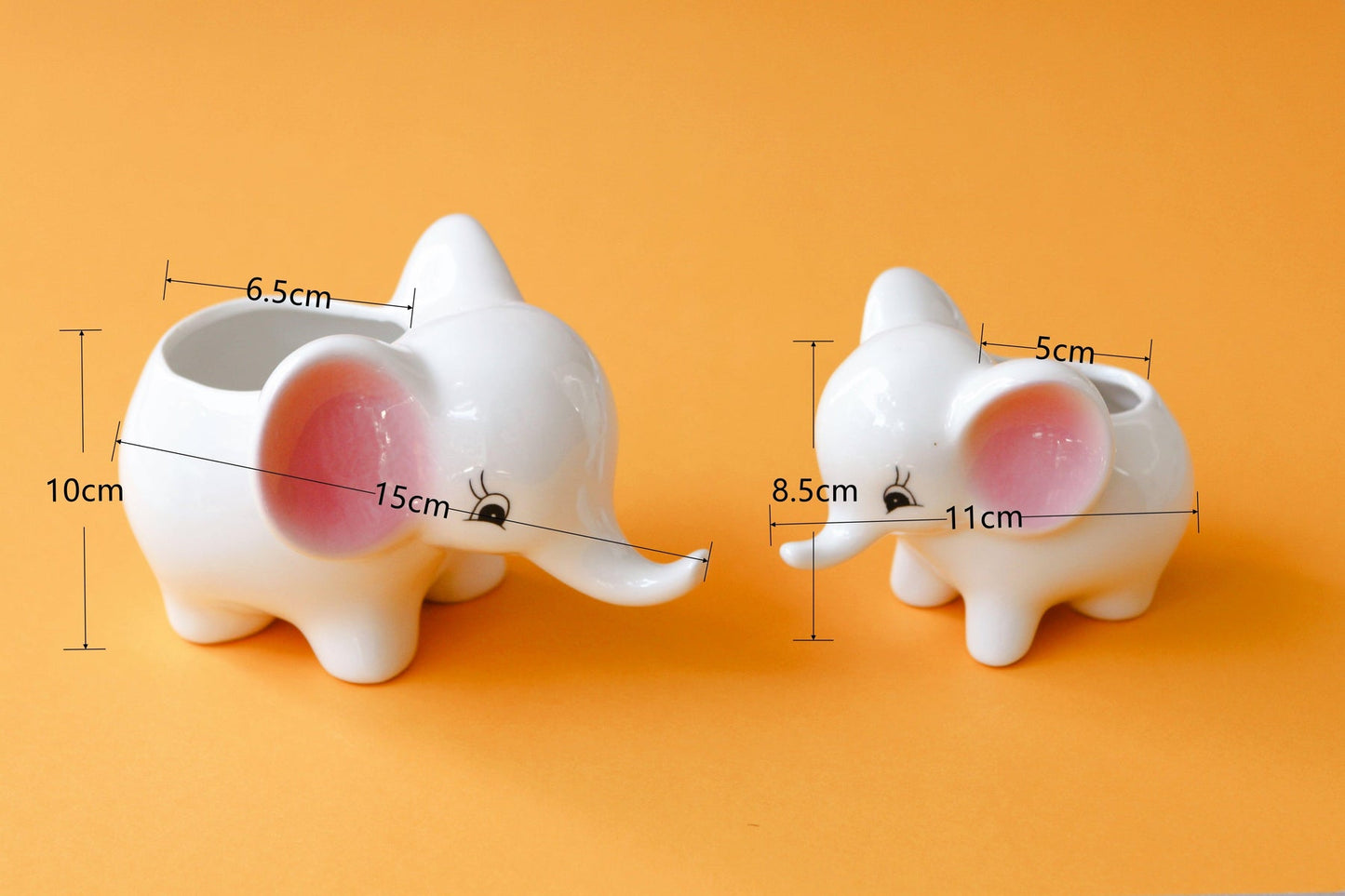 Ceramic Elephant Planter