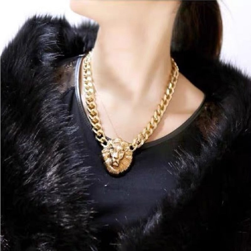 Lion head NECKLACE