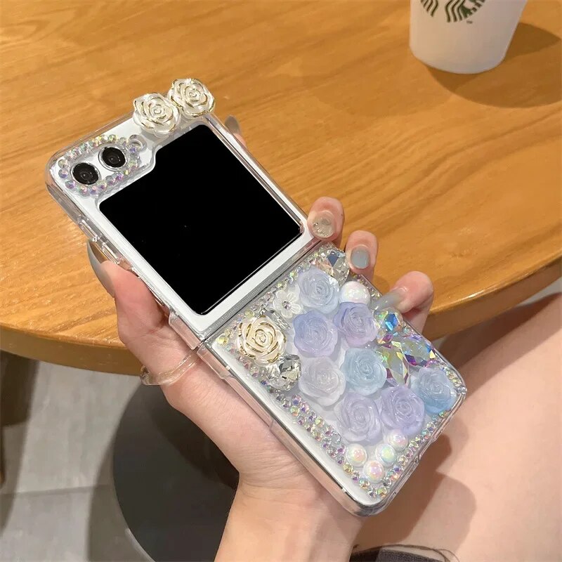 Luxury Rhinestone Shiny Z flip 5 Case