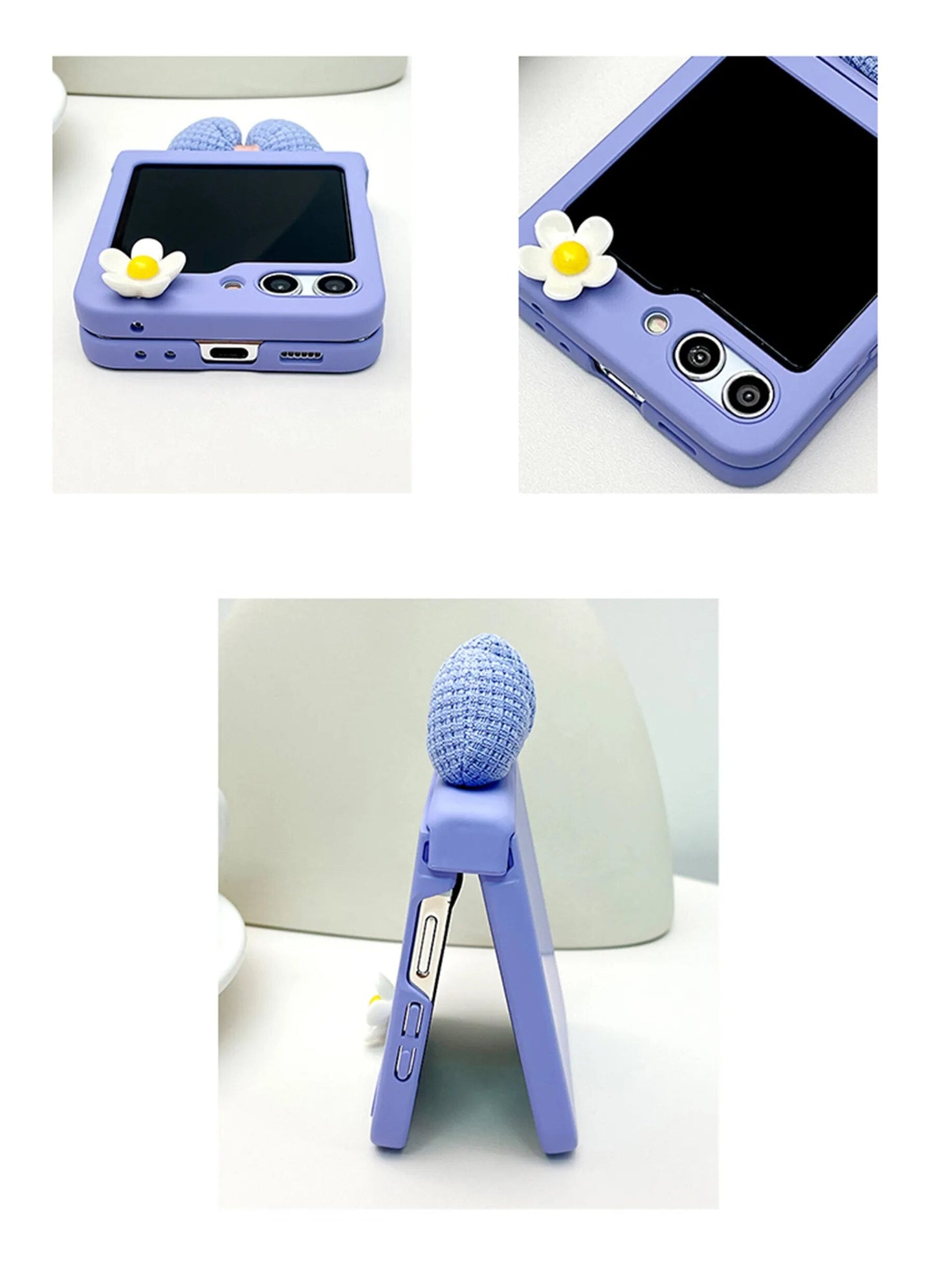 Premium Floral Bow Z flip 5 Case