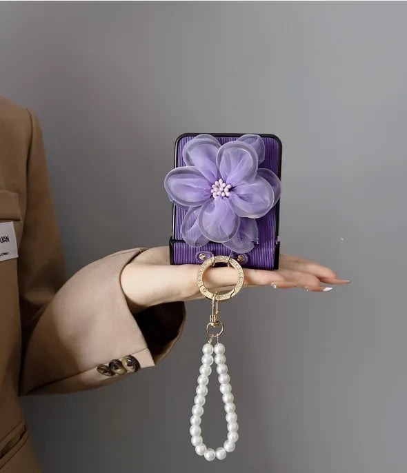 Premium Rose Flower Z flip 5 Case