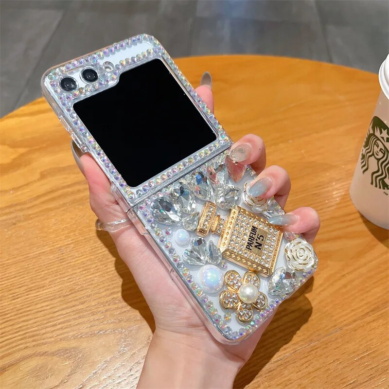Luxury Rhinestone Shiny Z flip 5 Case