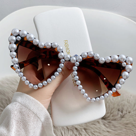 Heart Shape Pearl sunglasses