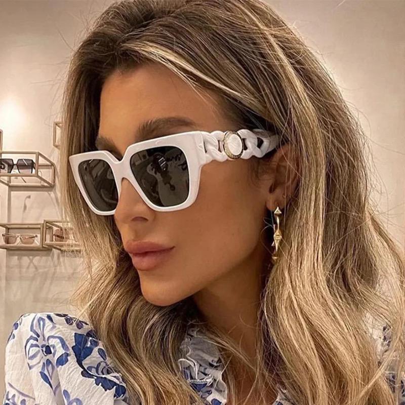 White Frame Sunglasses