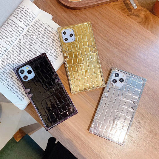 Luxury Glossy Crocodile Phone Case