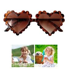 Heart Leopard kids sunglasses