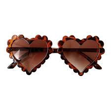 Heart Leopard kids sunglasses