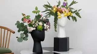 Head Flower Vase