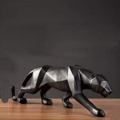 Geometric Panther Statue