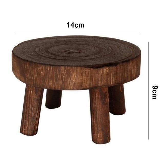 Wooden Stool Stand