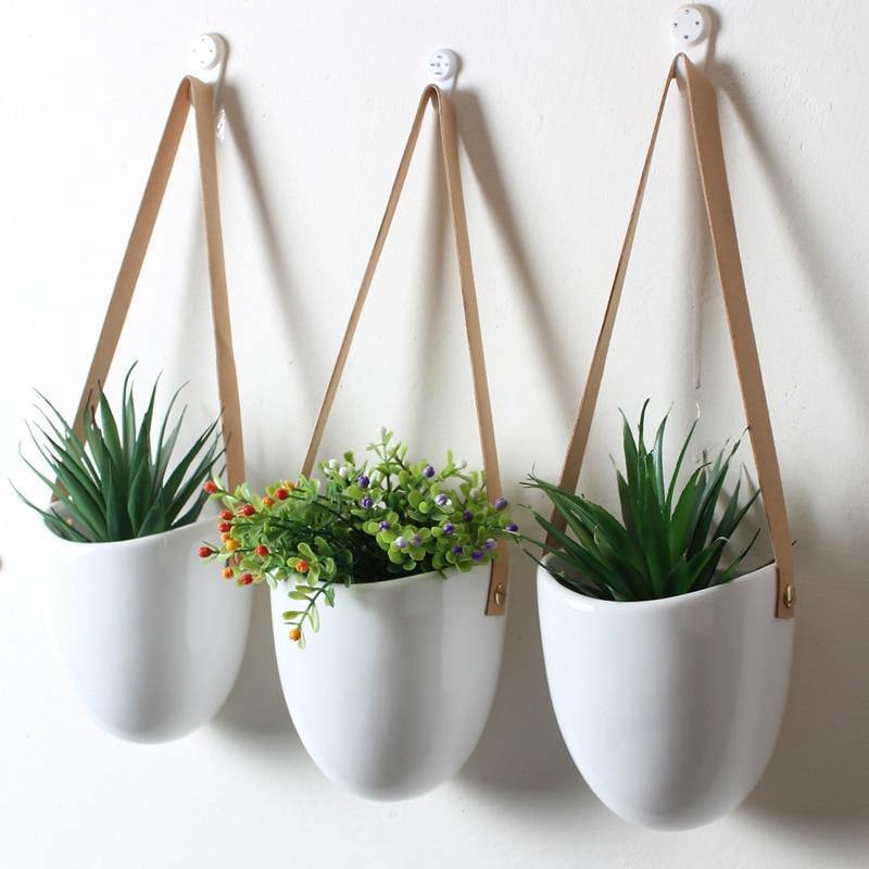 Round Hanging Planters