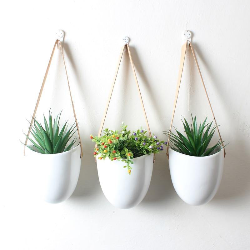 Round Hanging Planters