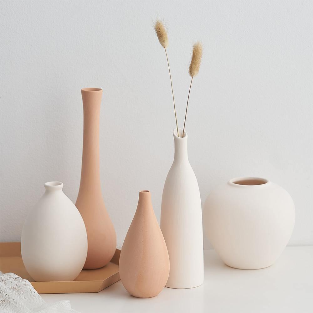 Ceramic Neutral Vases