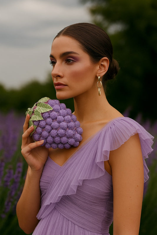 Emily Grapes Evening Clutch