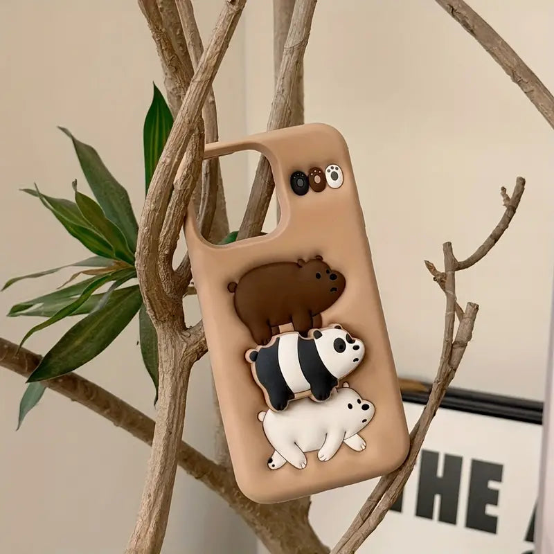 Cartoon Bear iPhone Case