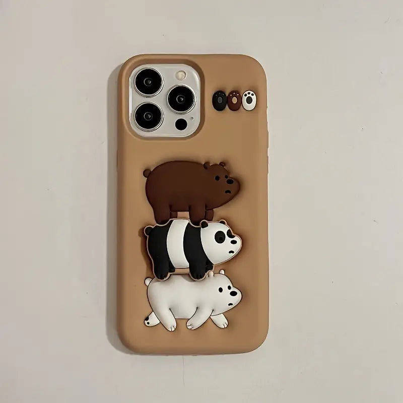 Cartoon Bear iPhone Case