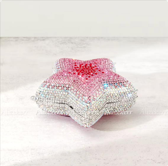 Luminary Pink Star clutch