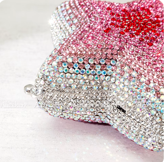 Luminary Pink Star clutch