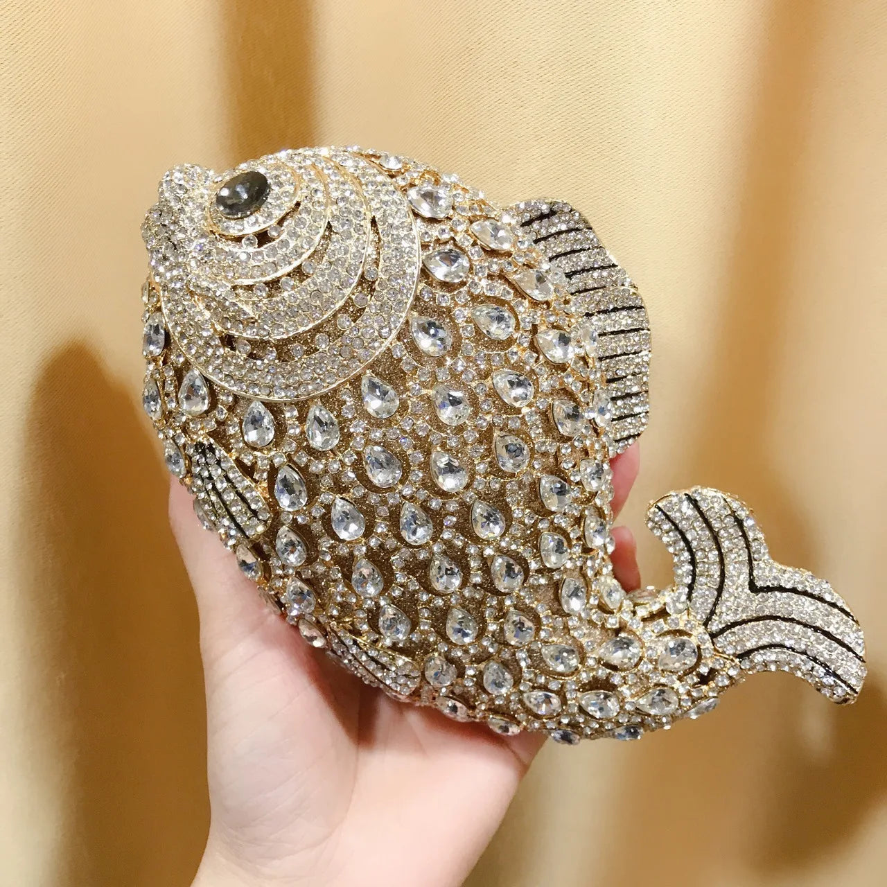 Dazzling Fish Crystal Clutch