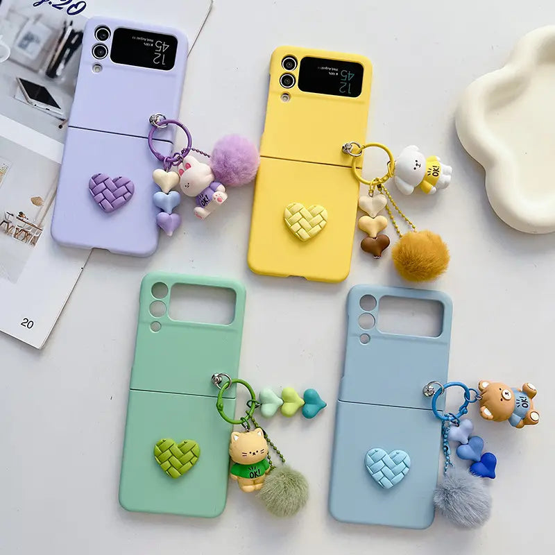 Premium Soft Teddy Flip Case