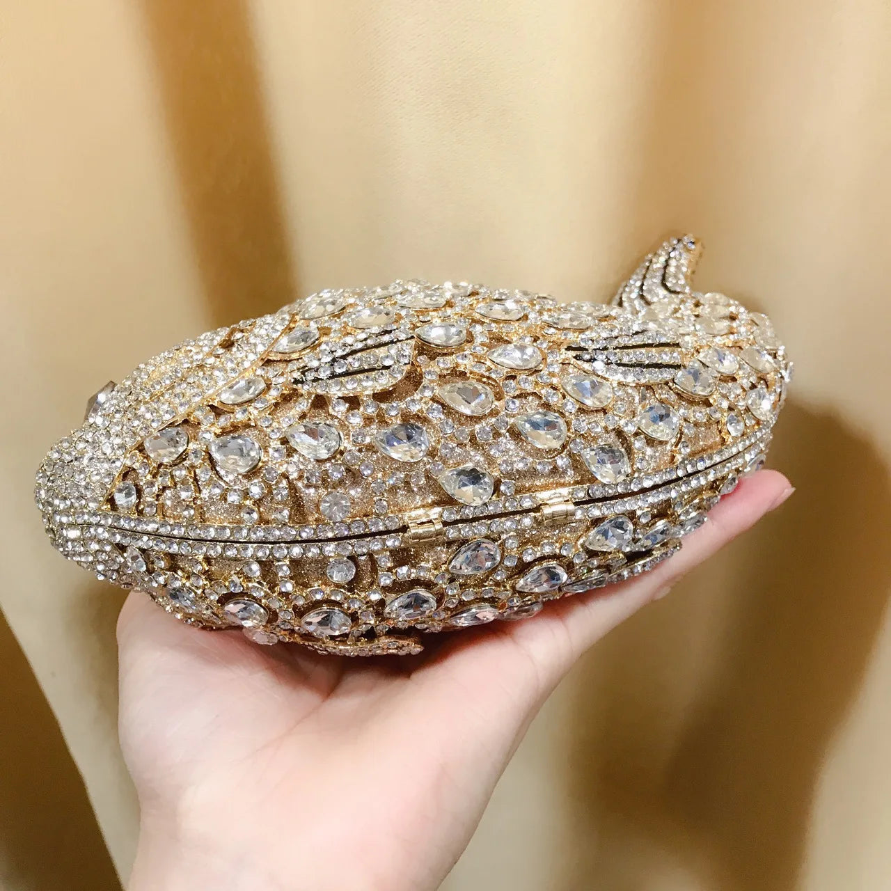 Dazzling Fish Crystal Clutch