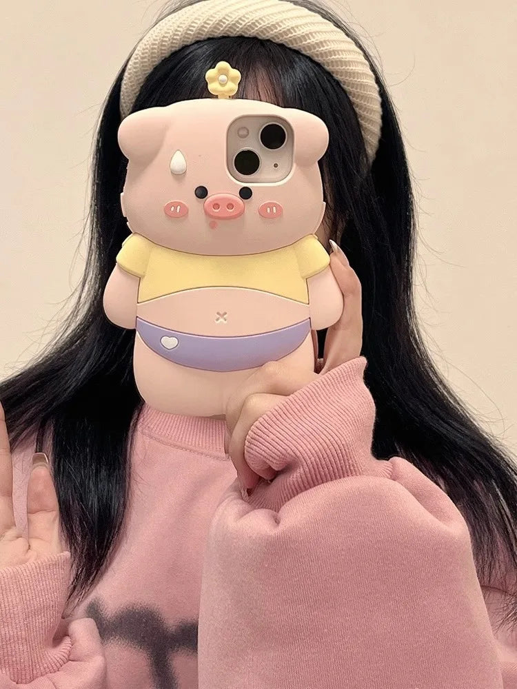 Little Piggy Silicon Samsung Case