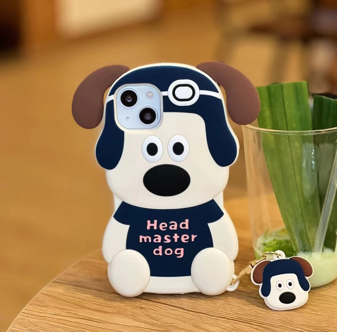 Head Dog Silicon Samsung Case