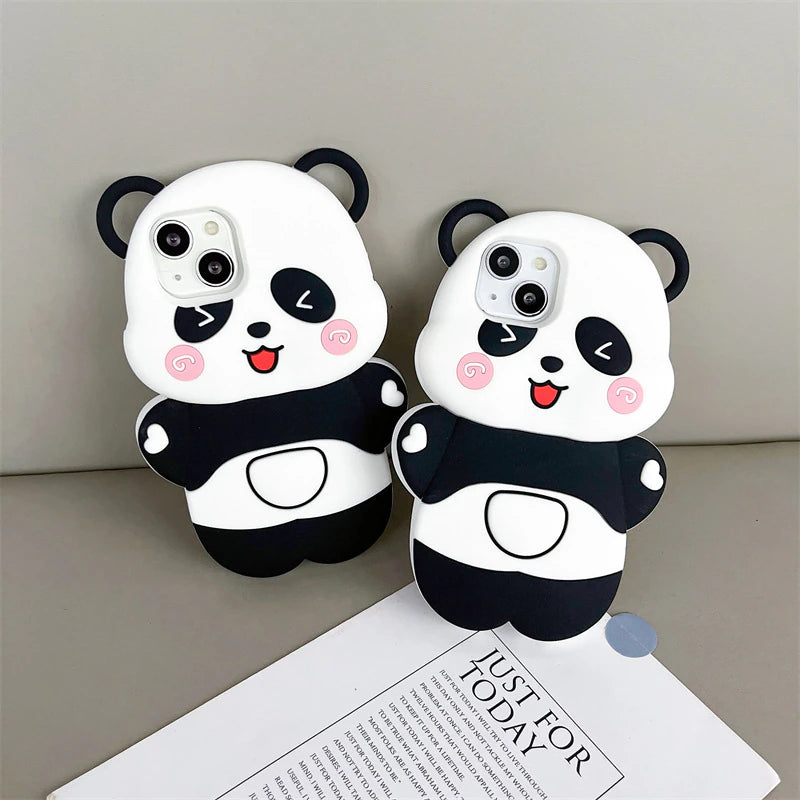 Luxury Panda Bear iPhone 15 Case