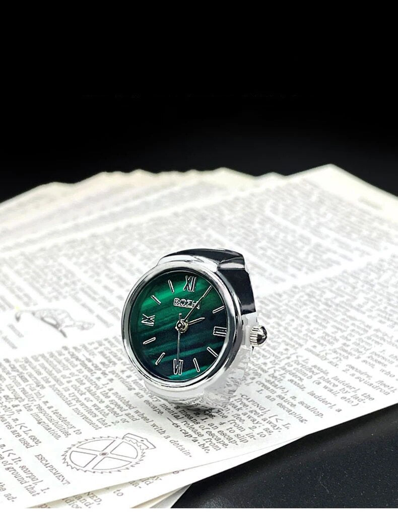 Premium Green Digital Watch Ring