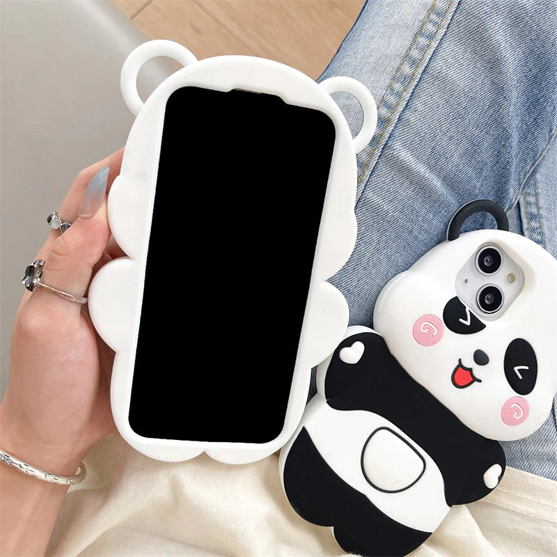 Luxury Panda Bear iPhone 15 Case
