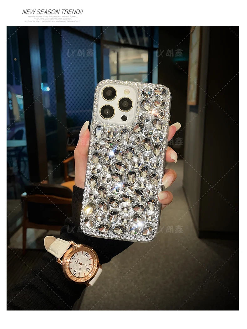 Luxuury Diamond Stone iPhone Case