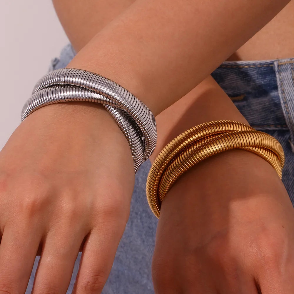 Premium 3 Layers Wrapped Bracelets Bangles