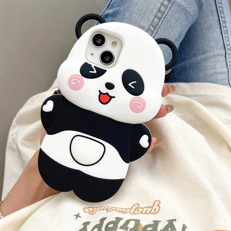 Luxury Panda Bear iPhone Case