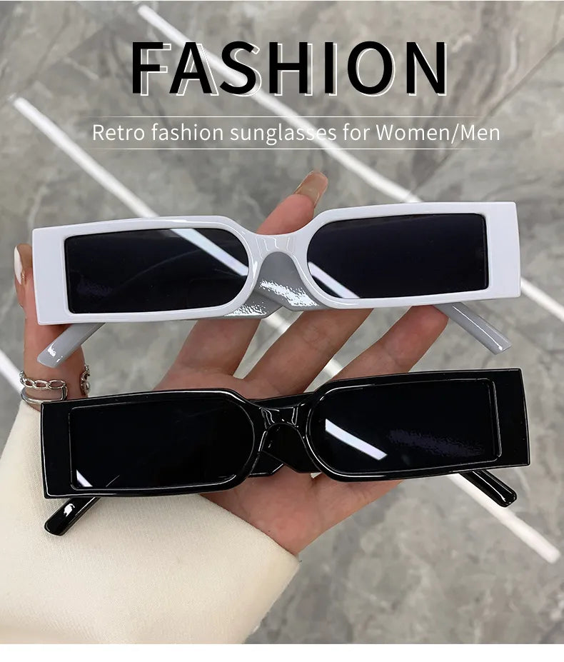 Luxury Rectangle Fashion Men Sunglasses