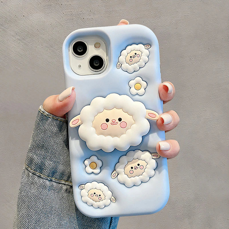 Premium Blue Sheep iPhone Case