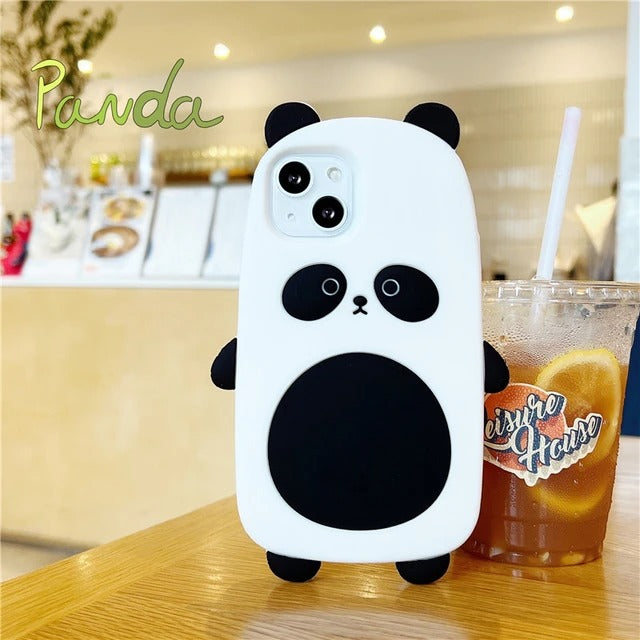 Premium Panda iPhone Silicone Case