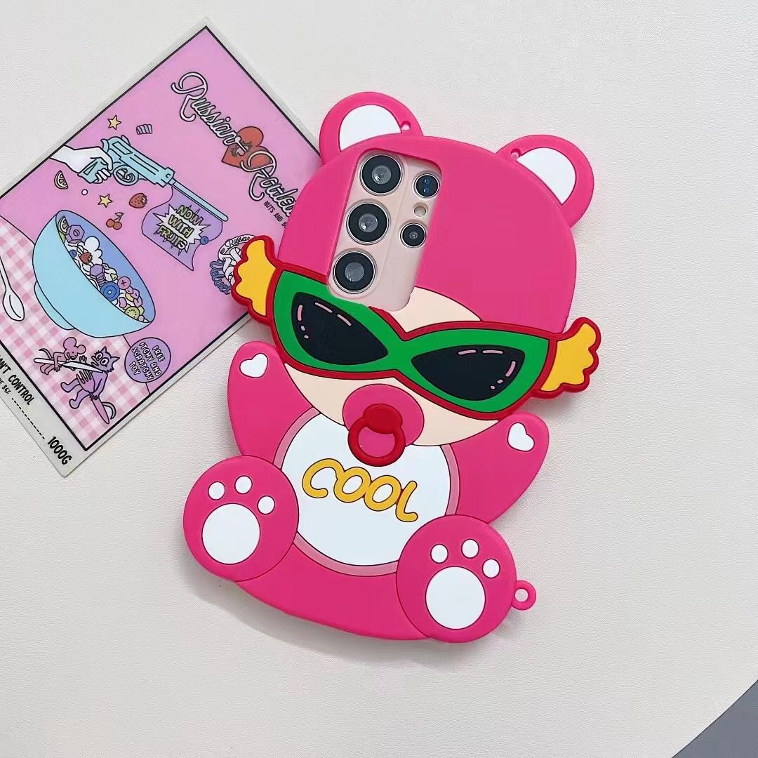 Pink Cool Doll Silicon Samsung Case
