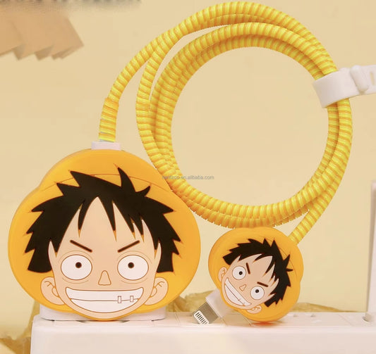 Luffy iPhone Silicon Charger Case