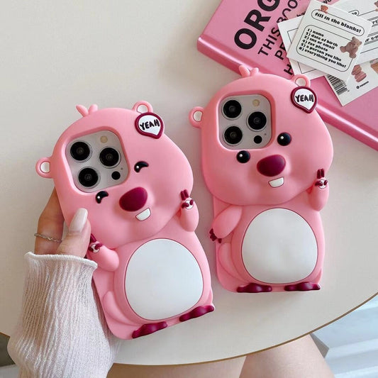 Pink Piggy iPhone Silicon Case