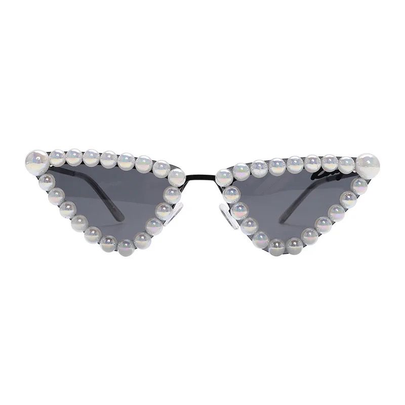 Olivia White Sunglasses