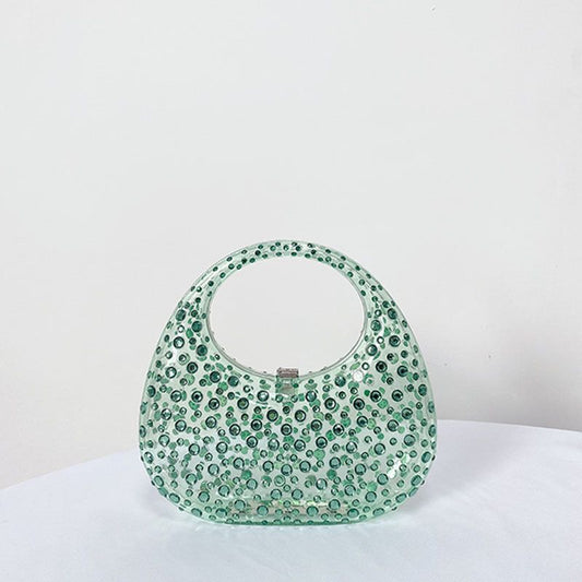 Minty Green Dazzle Clutch