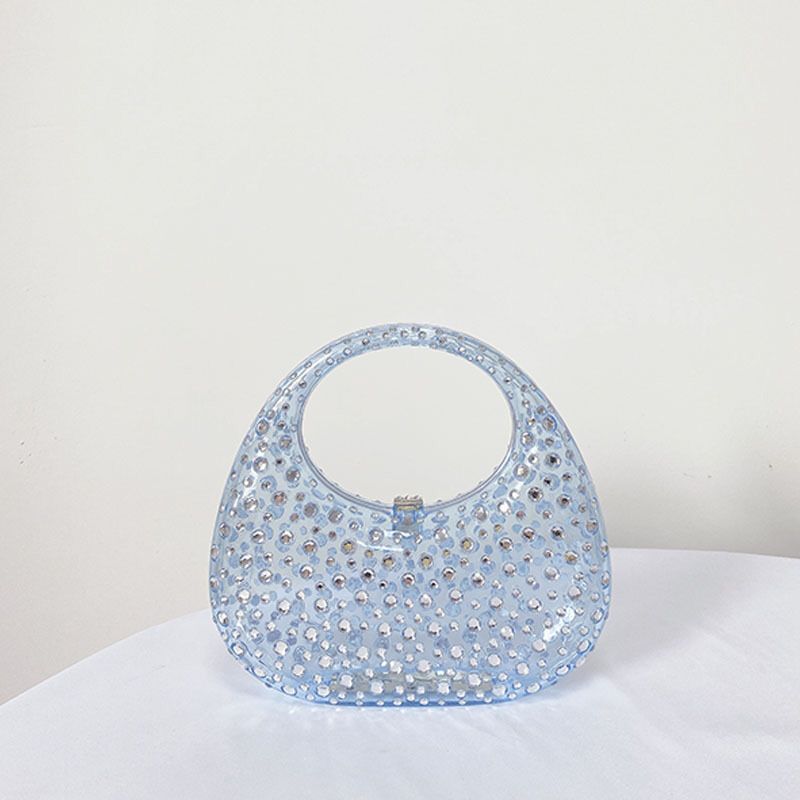 Ocean blue Dazzle Clutch