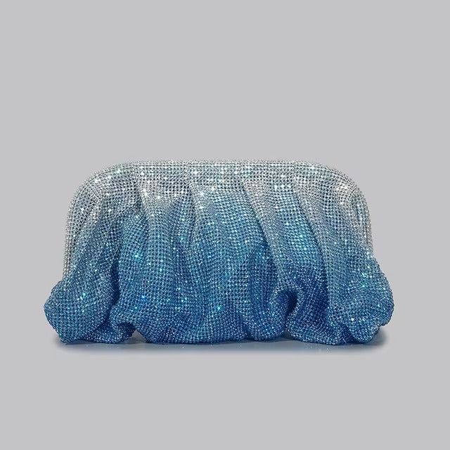 Gradient Luxe Sparkle Clutch