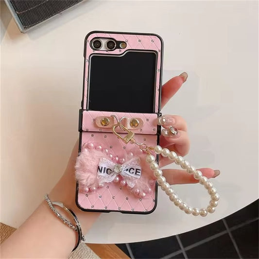 Pearl Bow Z flip Case