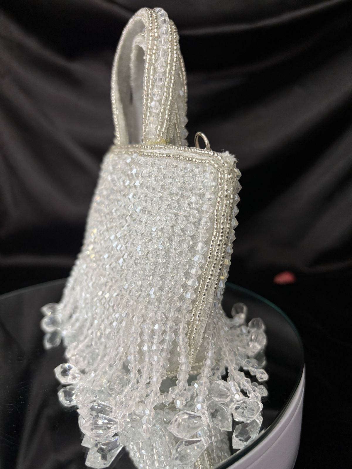 White Stone Mini Handbag