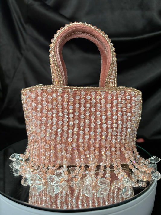 Pink Stone Mini Handbag