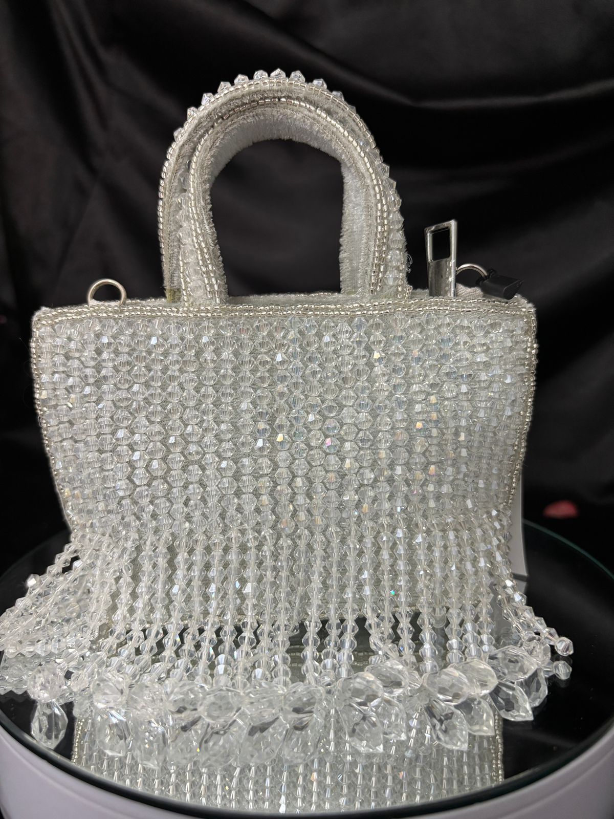 White Stone Mini Handbag