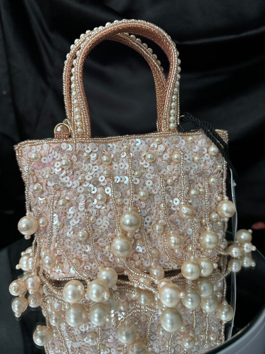 Pink Pearl Mini Handbag